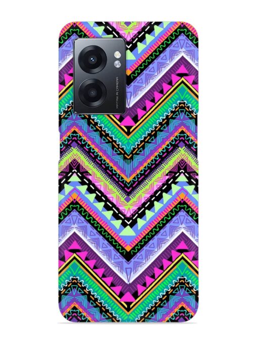 Tribal Aztec Print Snap Case for Realme Narzo 50 (5G) Zapvi