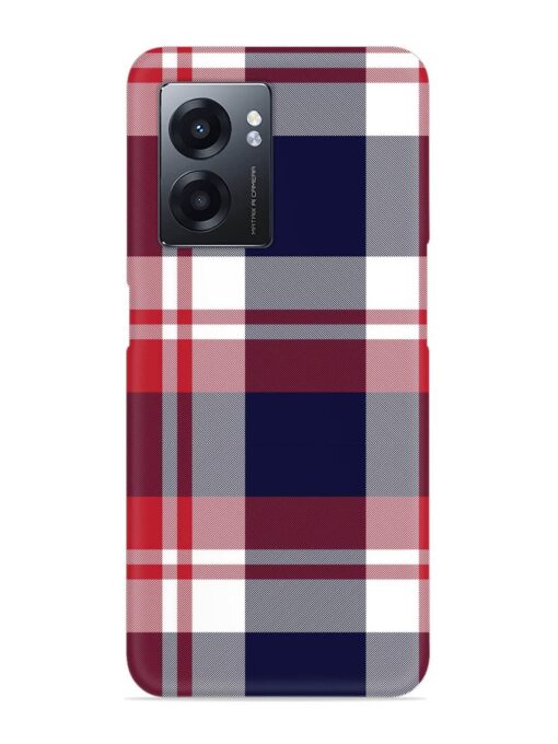 Classic Plaid Tartan Snap Case for Realme Narzo 50 (5G) Zapvi