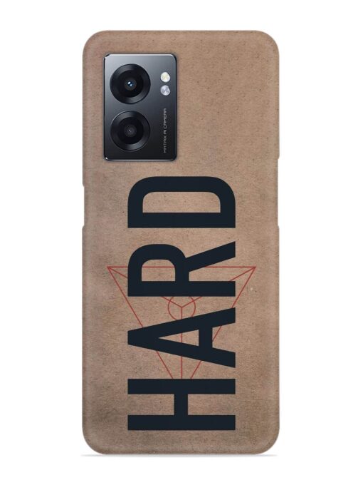 Hard Typo Snap Case for Realme Narzo 50 (5G) Zapvi