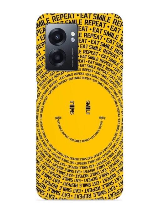 Smiley Snap Case for Realme Narzo 50 (5G) Zapvi