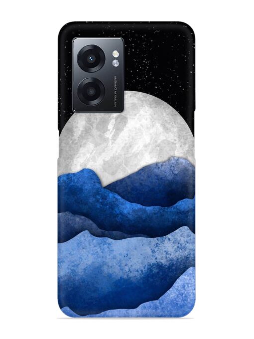 Full Moon Mountain Vector Snap Case for Realme Narzo 50 (5G) Zapvi