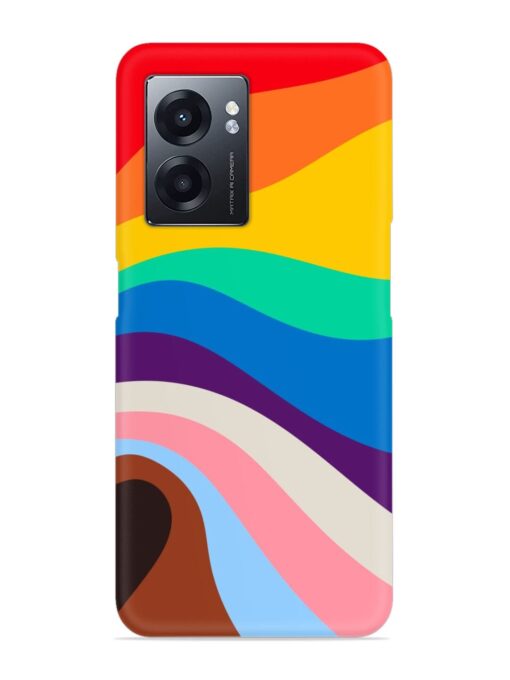 Minimal Pride Art Snap Case for Realme Narzo 50 (5G) Zapvi