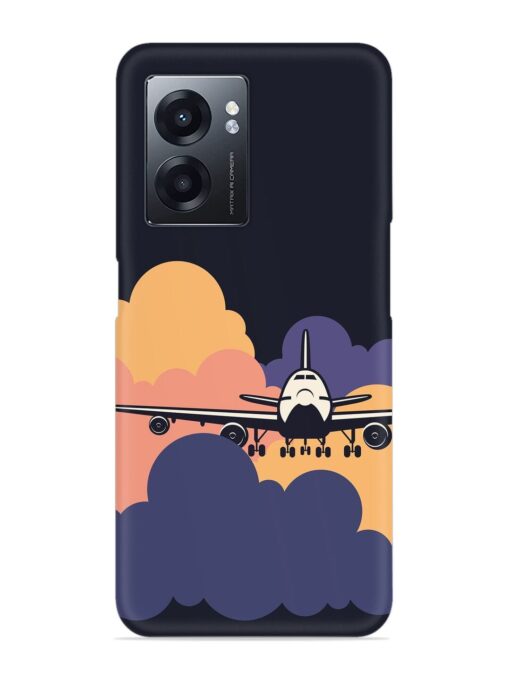 Aeroplane vector Snap Case for Realme Narzo 50 (5G) Zapvi