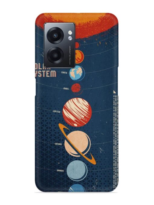 Solar System Vector Snap Case for Realme Narzo 50 (5G) Zapvi