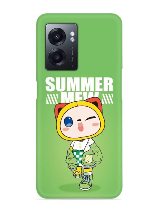 Summer Mew Snap Case for Realme Narzo 50 (5G) Zapvi