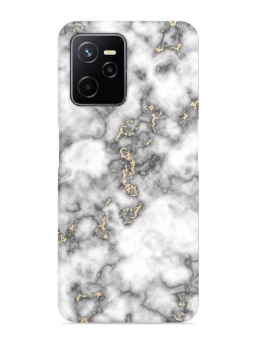 Gray And Gold Marble Snap Case for Realme Narzo 50A Prime Zapvi