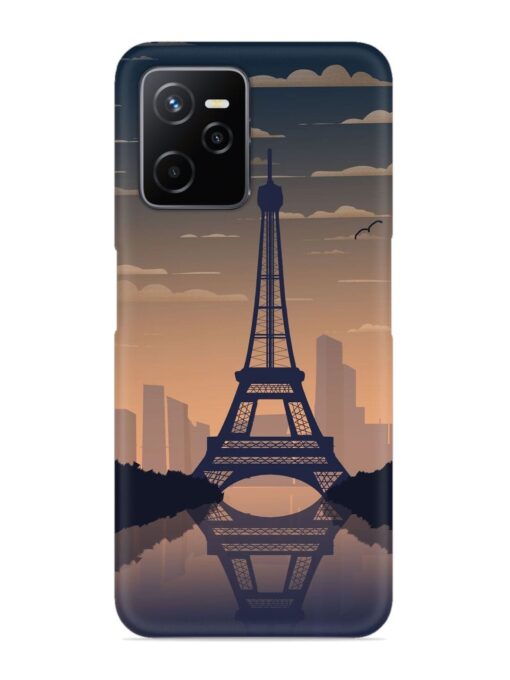 France Paris Eiffel Tower Gradient Snap Case for Realme Narzo 50A Prime Zapvi