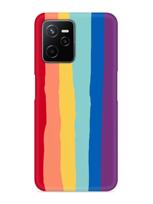 Rainbow Genuine Liquid Snap Case for Realme Narzo 50A Prime Zapvi