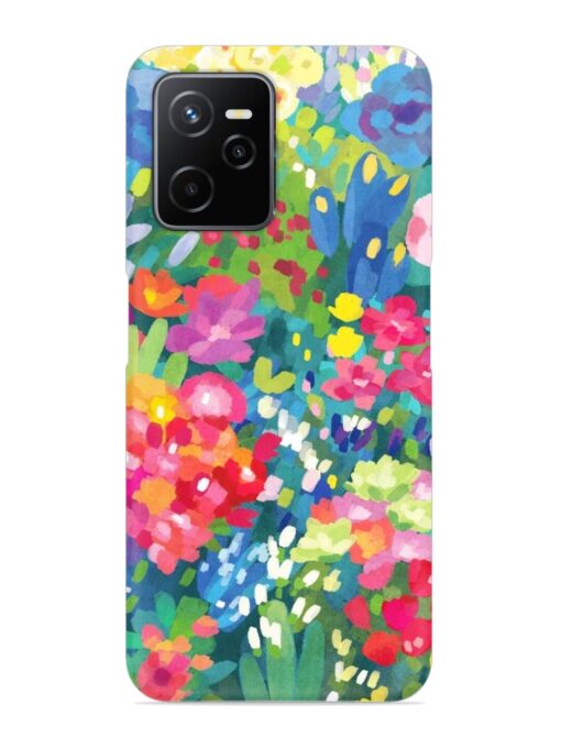 Watercolor Flower Art Snap Case for Realme Narzo 50A Prime Zapvi