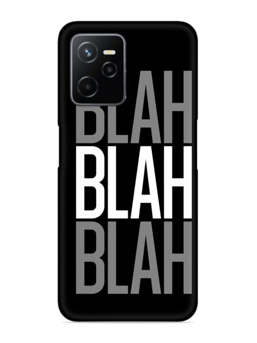 Blah Blah Blah Wallpaper Snap Case for Realme Narzo 50A Prime Zapvi