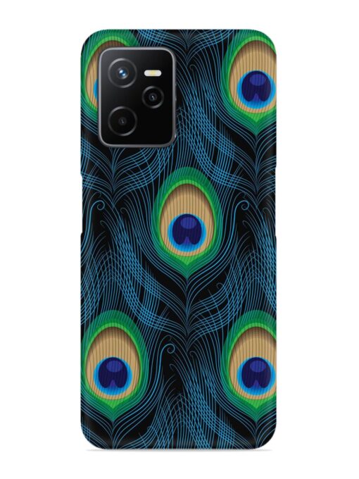 Seamless Pattern Peacock Snap Case for Realme Narzo 50A Prime Zapvi