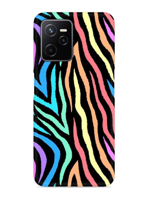 Colorful Abstract Zebra Snap Case for Realme Narzo 50A Prime Zapvi