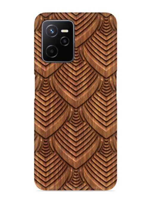 Carved Pattern On Snap Case for Realme Narzo 50A Prime Zapvi