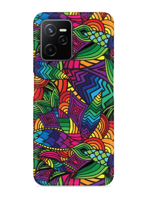 Abstract Multicolor Seamless Snap Case for Realme Narzo 50A Prime Zapvi