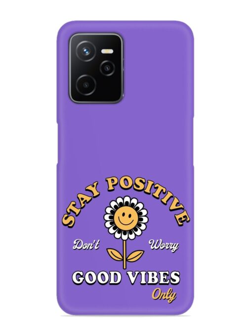 Retro Positive Flower Snap Case for Realme Narzo 50A Prime Zapvi