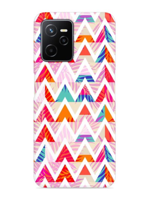 Abstract Triangle Background Snap Case for Realme Narzo 50A Prime Zapvi