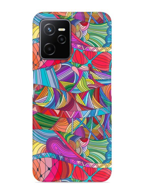 Seamless Patterns Hand Drawn Snap Case for Realme Narzo 50A Prime Zapvi