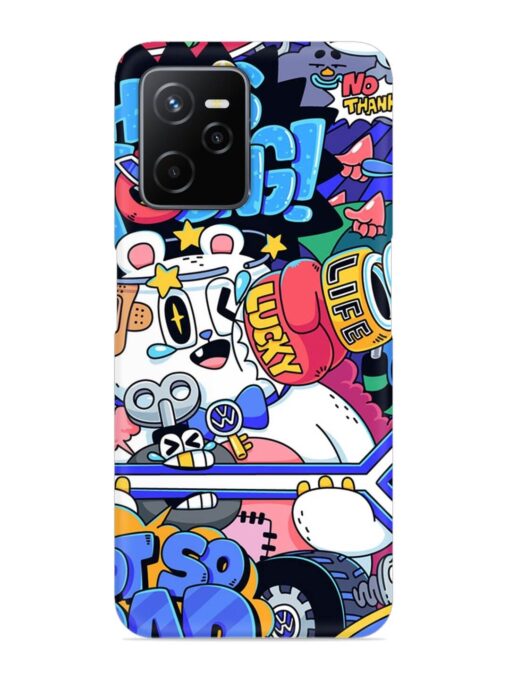 Universal Doodle Snap Case for Realme Narzo 50A Prime Zapvi