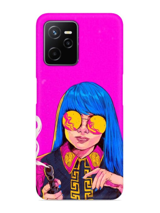 Aesthetic Anime Girl Snap Case for Realme Narzo 50A Prime Zapvi