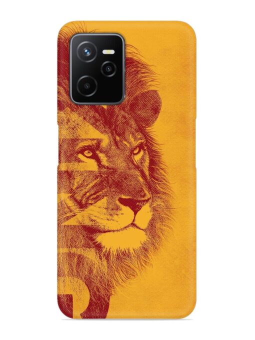 Gold Lion Crown Art Snap Case for Realme Narzo 50A Prime Zapvi