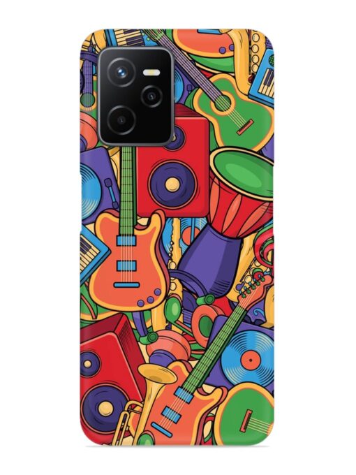 Colorful Music Art Snap Case for Realme Narzo 50A Prime Zapvi