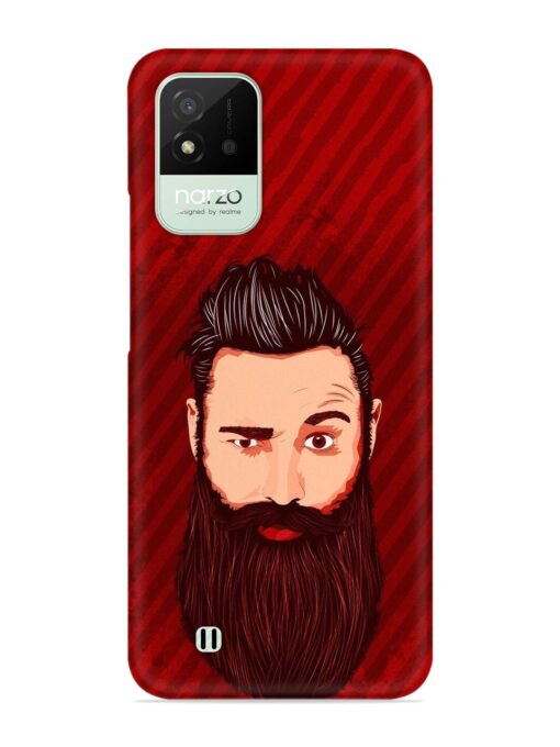 Beardo Man Snap Case for Realme Narzo 50I Zapvi