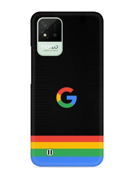 Google Logo Art Snap Case for Realme Narzo 50I Zapvi