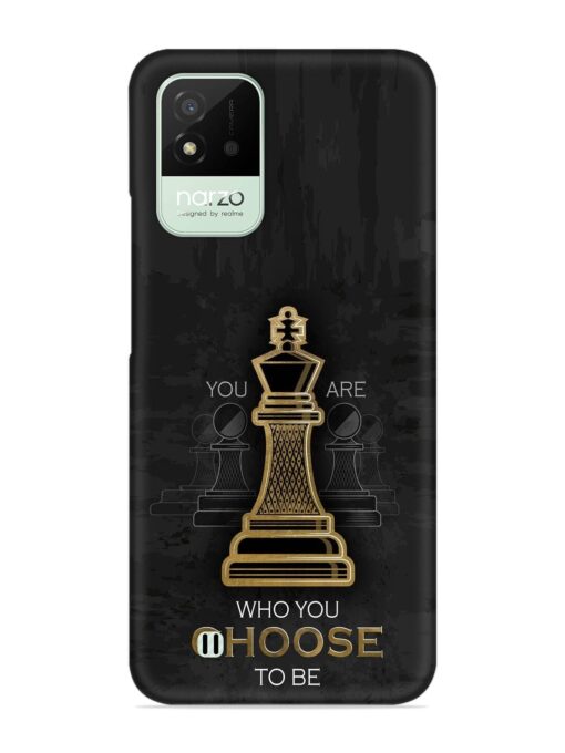 You Are Who Choose To Be Snap Case for Realme Narzo 50I Zapvi