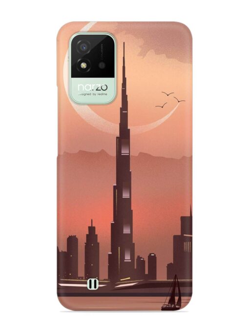 Landmark Burj Khalifa Snap Case for Realme Narzo 50I Zapvi