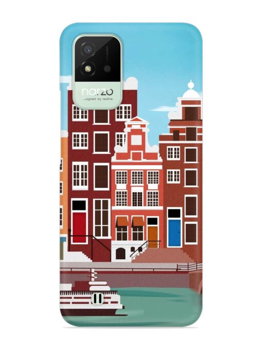 Scenery Architecture Amsterdam Landscape Snap Case for Realme Narzo 50I Zapvi