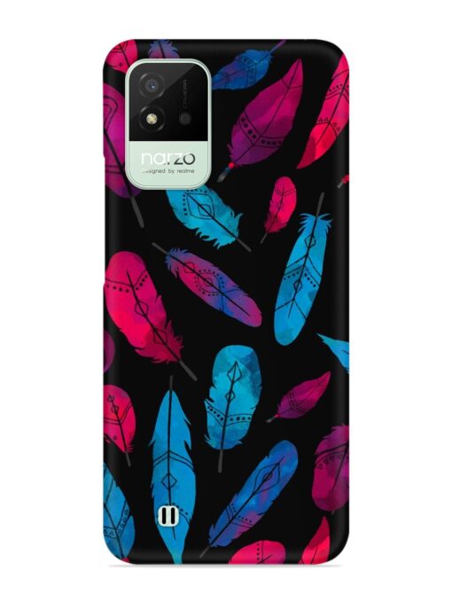 Feather Art Snap Case for Realme Narzo 50I Zapvi