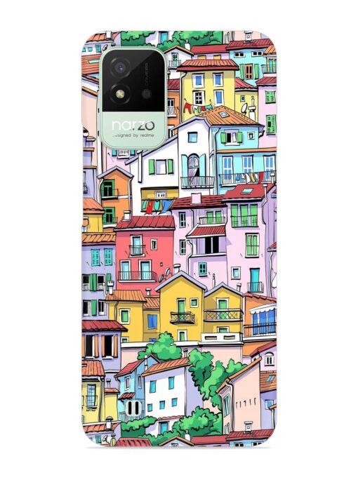 Europe Old Town Snap Case for Realme Narzo 50I Zapvi