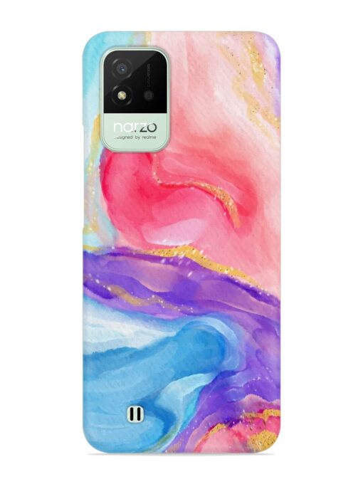 Watercolor Gradient Snap Case for Realme Narzo 50I Zapvi