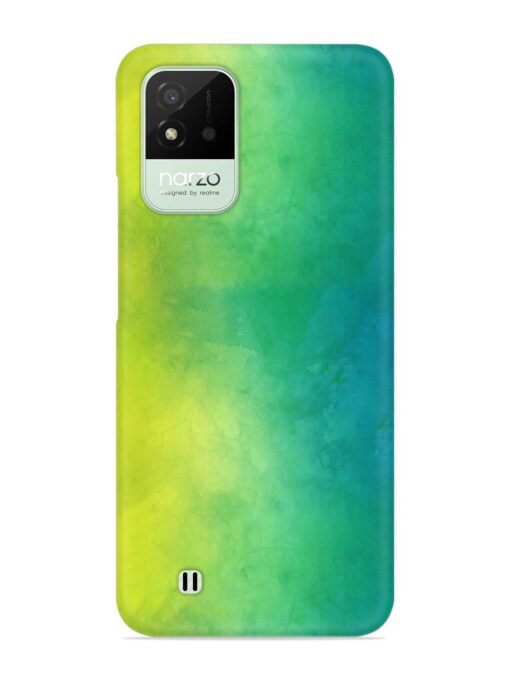 Yellow Green Gradient Snap Case for Realme Narzo 50I Zapvi