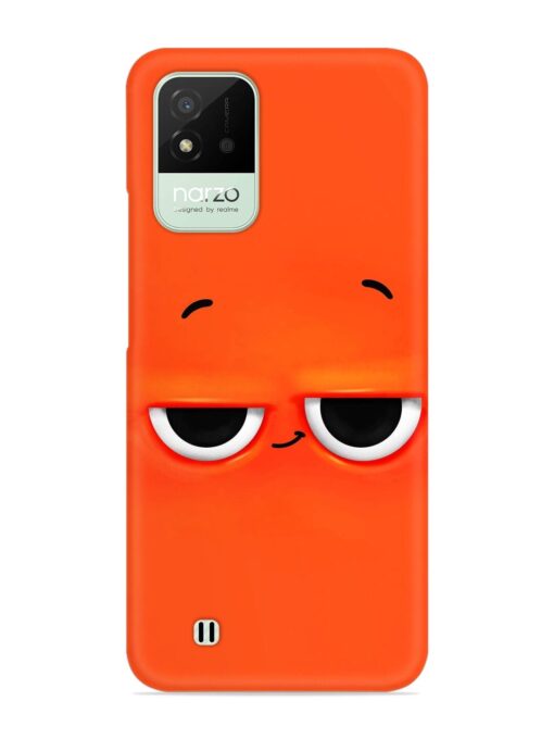 Smiley Face Snap Case for Realme Narzo 50I Zapvi