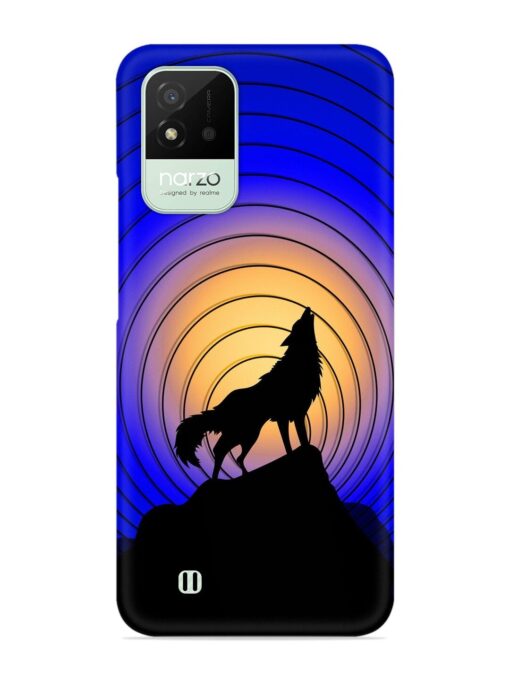 Fox Roaring Design Snap Case for Realme Narzo 50I Zapvi