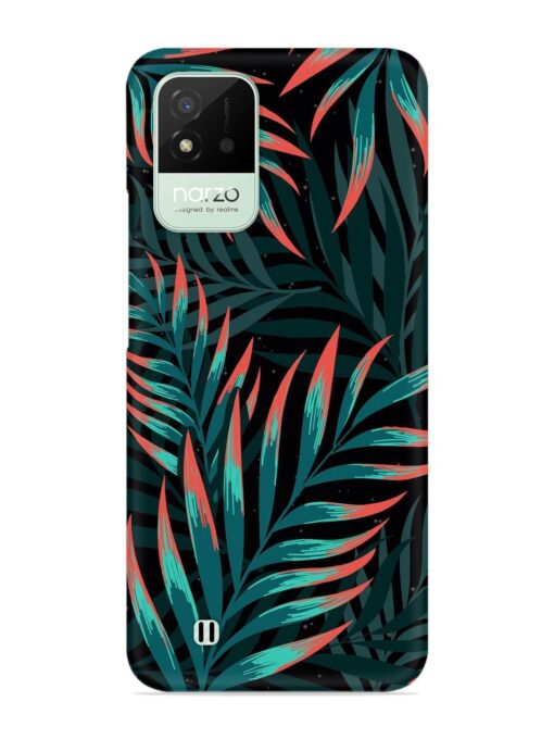 Green Leaf Art Snap Case for Realme Narzo 50I Zapvi