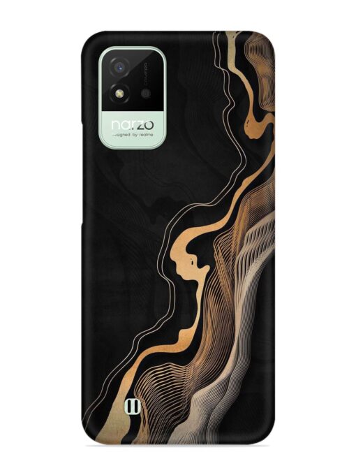 Abstract Art Snap Case for Realme Narzo 50I Zapvi