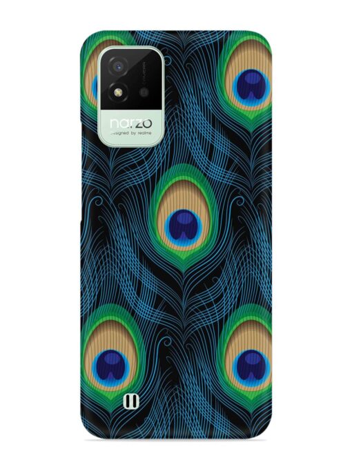 Seamless Pattern Peacock Snap Case for Realme Narzo 50I Zapvi