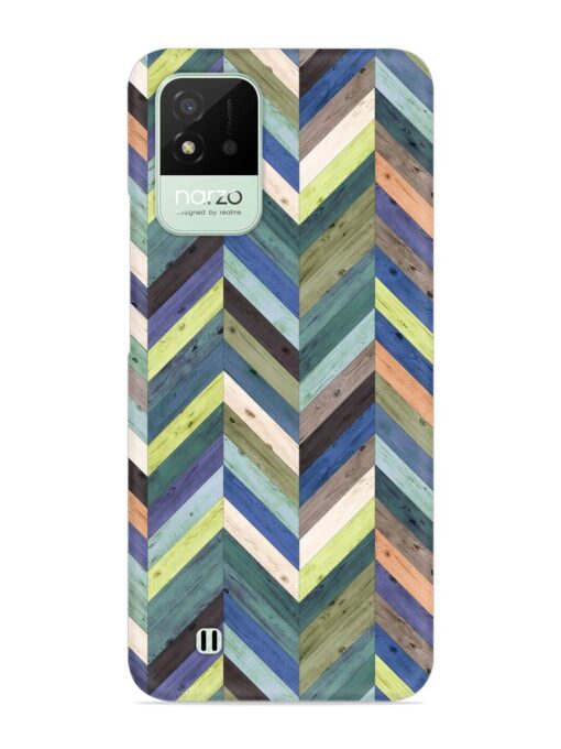 Chevron Random Color Snap Case for Realme Narzo 50I Zapvi