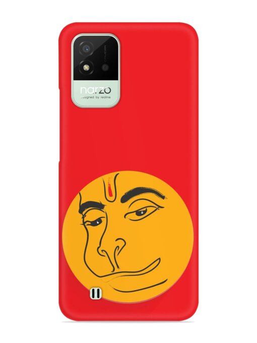 Lord Hanuman Vector Snap Case for Realme Narzo 50I Zapvi