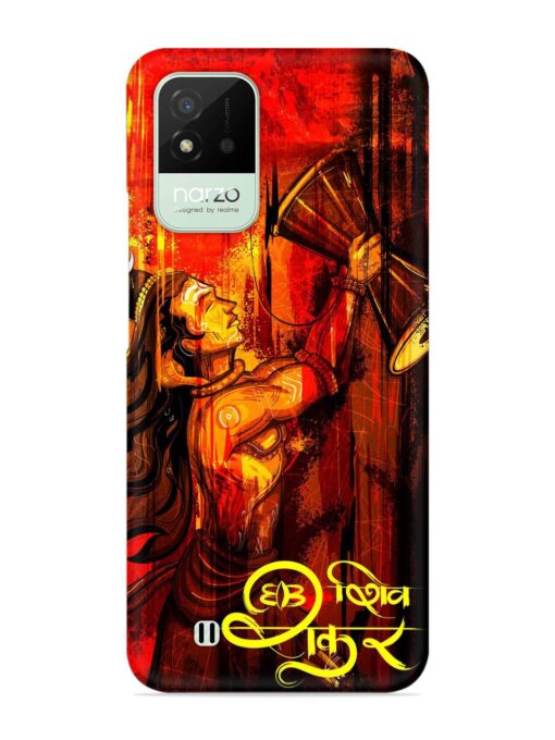 Illustration Lord Shiva Snap Case for Realme Narzo 50I Zapvi