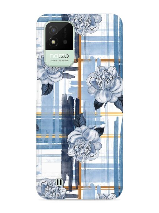 Watercolor Pattern Rose Snap Case for Realme Narzo 50I Zapvi