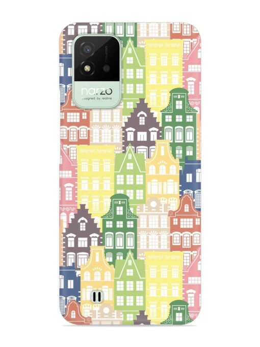 Seamless Shapes Pattern Snap Case for Realme Narzo 50I Zapvi