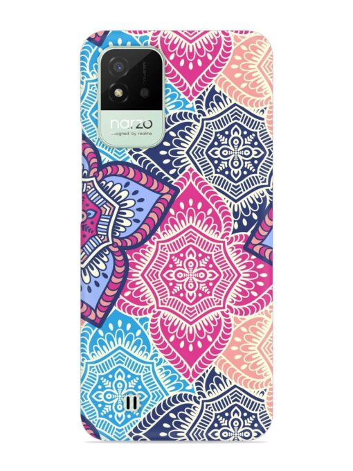 Ethnic Floral Seamless Snap Case for Realme Narzo 50I Zapvi