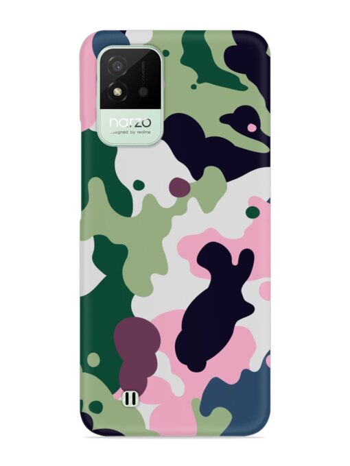 Seamless Funky Camouflage Snap Case for Realme Narzo 50I Zapvi