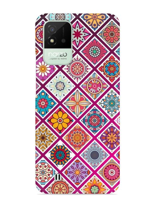 Seamless Tile Pattern Snap Case for Realme Narzo 50I Zapvi