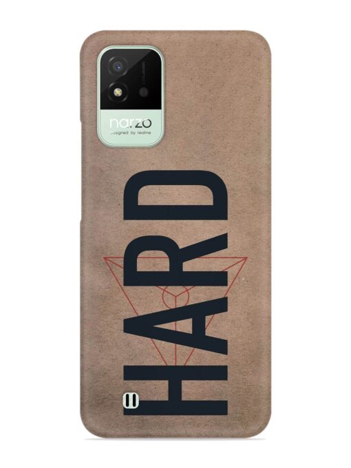 Hard Typo Snap Case for Realme Narzo 50I Zapvi