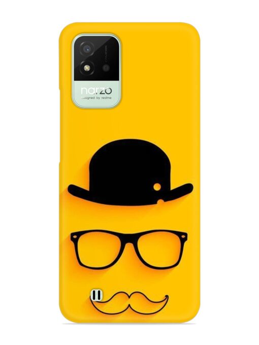 Classic Face Vector Snap Case for Realme Narzo 50I Zapvi