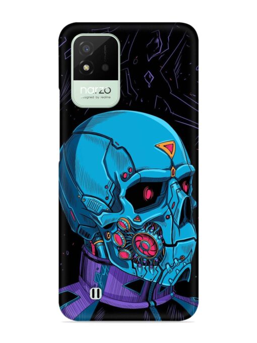 Skull Robo Vector Snap Case for Realme Narzo 50I Zapvi